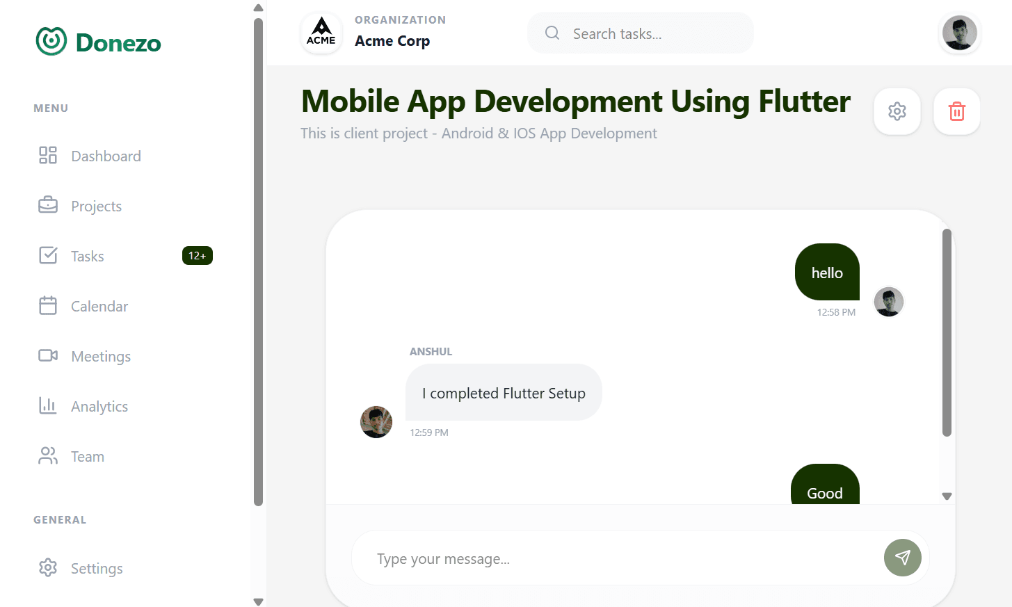 Real-time Discussion